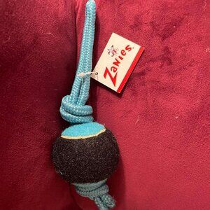 Dog Toy: Tennis Ball Rope Toy, Medium